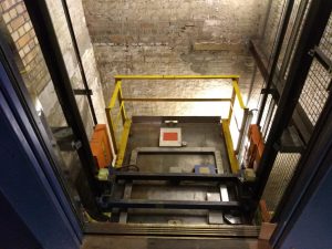 Removal of passenger lift at PRNS building services as part of the full turnkey lift solution