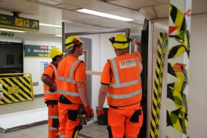 PRNS Building Services at Lime Street Station for Escalator Hoardings