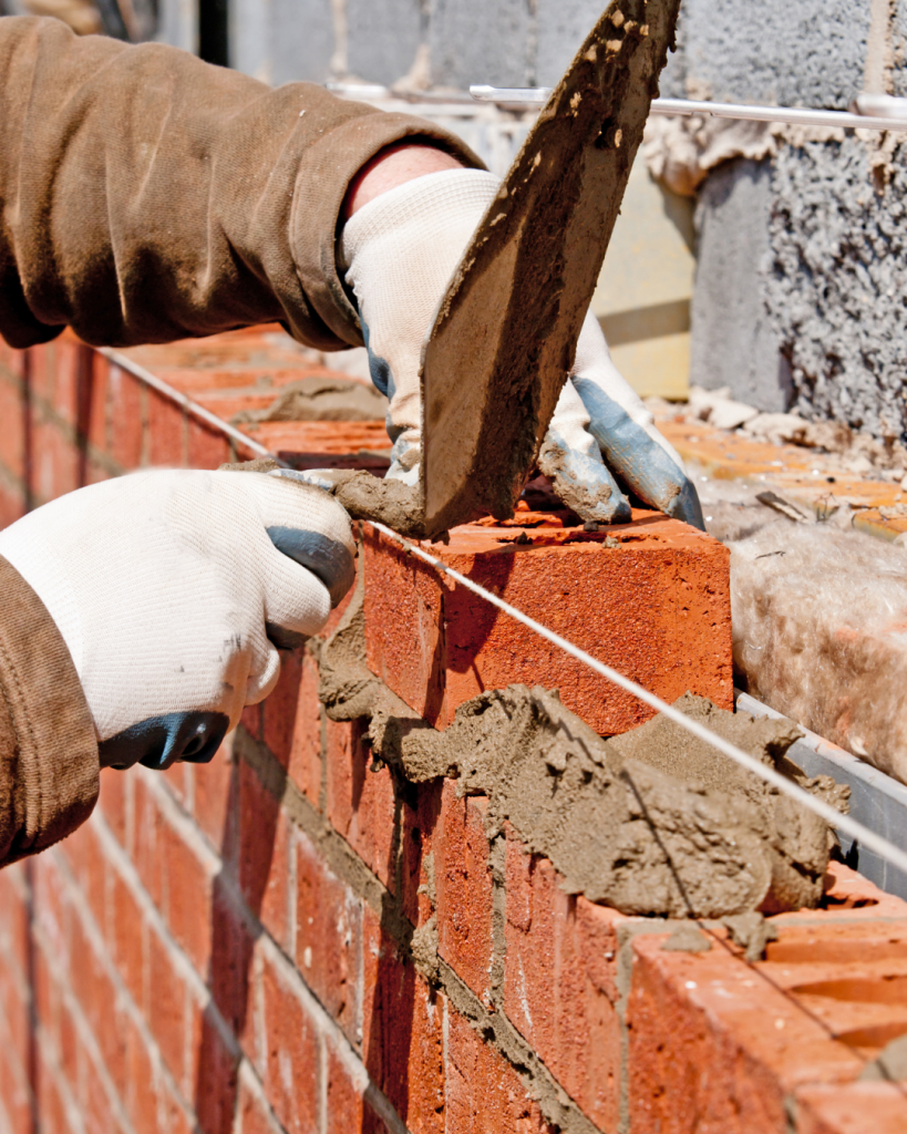 brickwork and brick laying available from PRNS building services through builders work